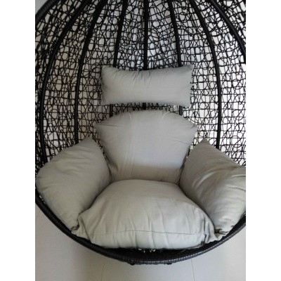 Replacement Cushion set for Swing Egg Pod Wicker Chair Grey